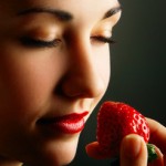 mindful eating strawberry